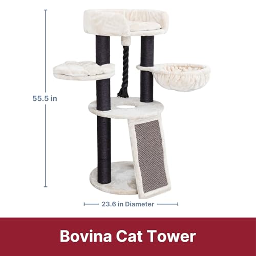 Torre rascadora para gatos TRIXIE Bovina 55.5 in altura miniatura 3