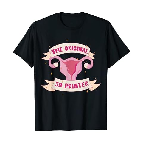 The Original 3D Printer Uterus G28 CNC Funny Geek Women T-Shirt Cover