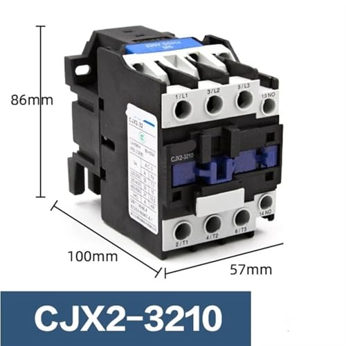 Contacteur 32A triphasé CJX2-3210 220V : commutation haute performance - 3