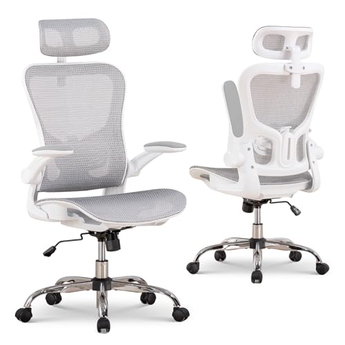 GTPLAYER Chaise de Bureau Ergonomique avec appuie-tête réglable, accoudoirs, Soutien Lombaire, Chaise de Bureau et Chaise de Jeu, Fonction basculante,...