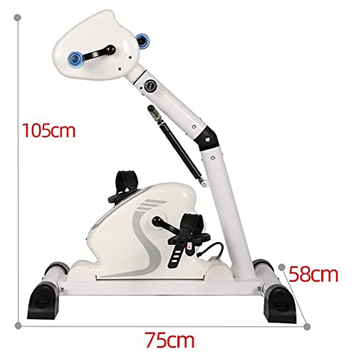 Image of Folding Electric Pedal Exerciser Bike Rehabilitation Machine for Hand, Arm, Knee & Leg Exercise Peddling Machine with LCD Display Adjustable