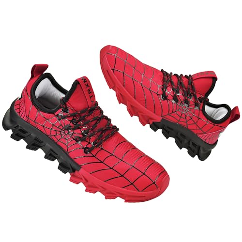 YTRXM Kid Sneakers for Boys Girls Breathable Lightweight School Tennis Running Shoes4