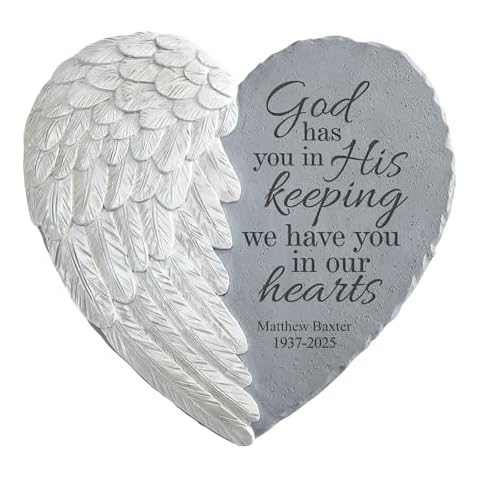 Let's Make Memories Wings of Love Memorial Stone Cover