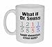 Dr Seuss Fish Math Coffee or Tea Mug