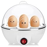 Olla Rápida para Huevos, Vaporizador de Huevos, Hervidor de Huevos, Cocedor de Huevos Electrico, Para cocinar alimentos al...