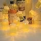 Bierkrug Led Lichterkette Batterie mit Timer, 2M 10 LED Bier Sommer Lichterketten Batteriebetriebene, Oktoberfest Deko Lichterkette Innen Außen, Lichterketten für Bar, Sommerparty, Oktoberfest Party