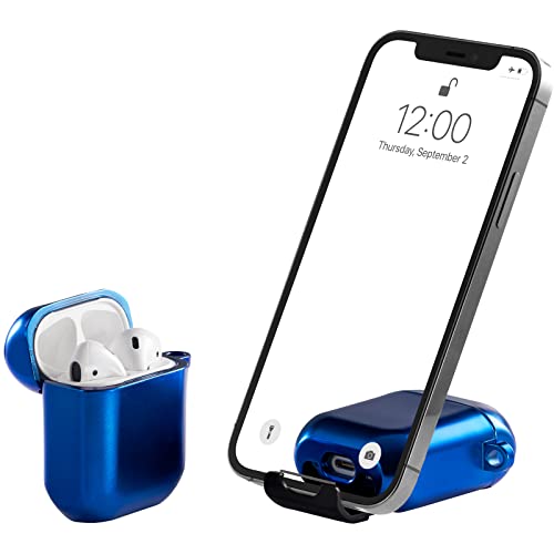 �y2021�NAirStand�zAirPods �p�P�[�X �g�ѓd�b�X�^���h�t����AirPods�P�[�X TPU& PC�S�ʕی�J�o�[ �ϏՌ� ���C�����X�[�d�Ή� �J���r�i�E�L�[�`�F�[���t�� AirPods1�� 2��ɑΉ�