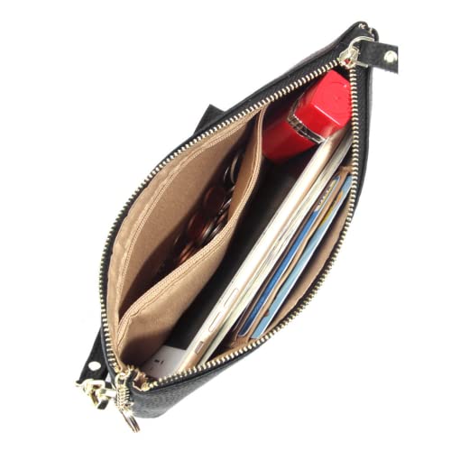 Genuine Leather Clutch Wallet Long Purse Wristlet Phone Pouch for Women Slim and Minimalist4
