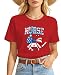 4th for July Nurse Shirt Women-Bow American Flag Nurse Short Sleeve Patriotic Nurse Top Bow Red White and Blue Shirts