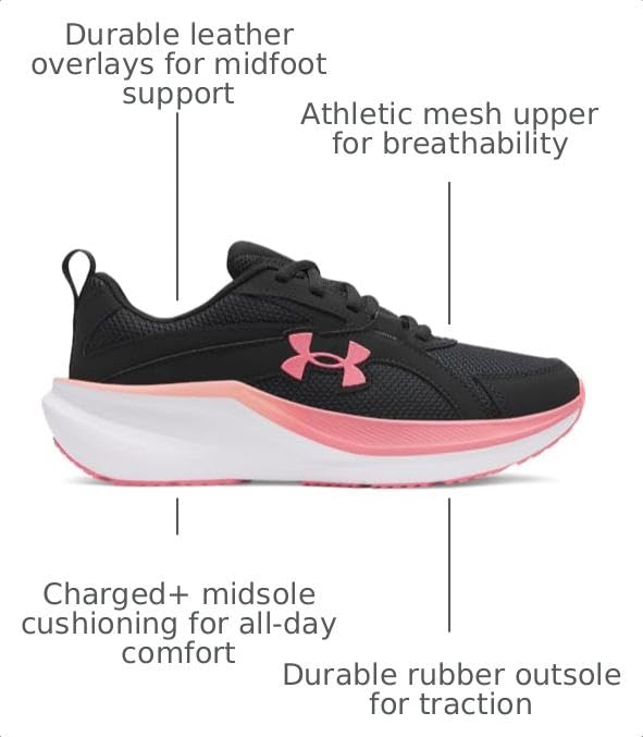 under armour womens charged assert 11 running shoes