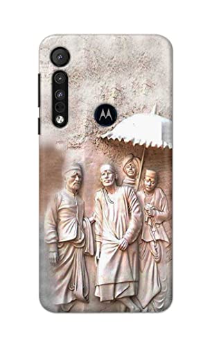 Image of Printed Hard Back Cover Case for Motorola One Macro Back Cover (Sai Baba) -1803