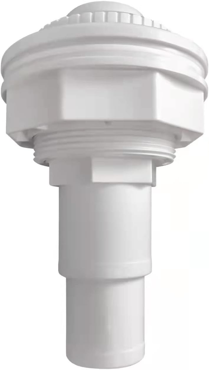 AmptyhubAbove Ground Pool Complete Return Outlet Jet Fitting with Gaskets and Adapter Replace Hayward SP1023 1-1/2-Inch FIP Inlet Return Fitting with Locknut and Gasket (1)