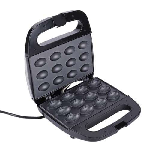 Macchina per Fare il Pane Alla Nocciola da 750 W, Macchina per Fare il Pane Alla Nocciola Elettrica a 12 Fori con Rivestimento Antiaderente per la Casa EU 220-240V