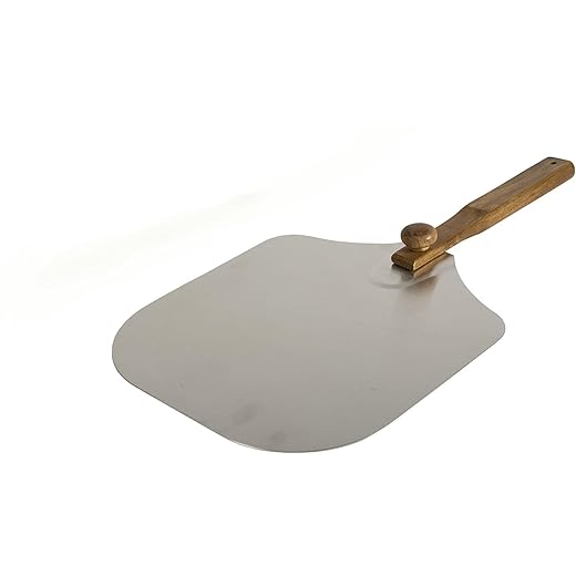 Pizzacraft Brush & Pizza Peel Accessory Set, Perfect for Cleaning Grills and Ovens, All Natural Acacia Wood & Palmyra Bristles