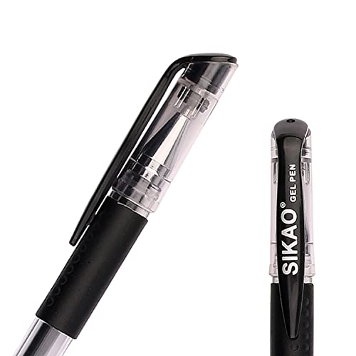 Bolígrafos Sikao Gel Negro 60 Pack Punta 0.7 mm miniatura 4