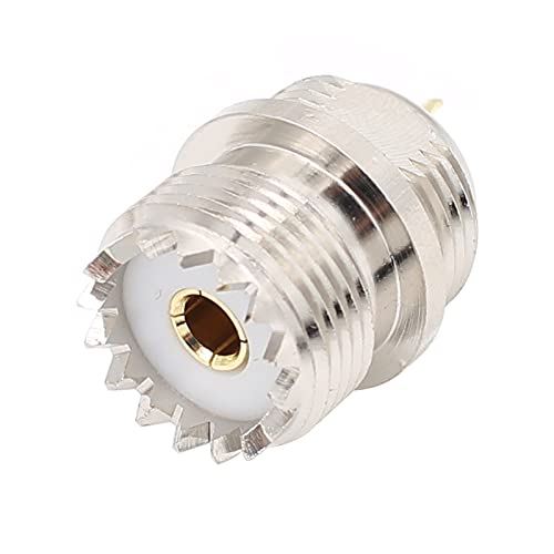 Exgoofit 4-Pack Conector SO239 UHF Hembra para Radios CB miniatura 4
