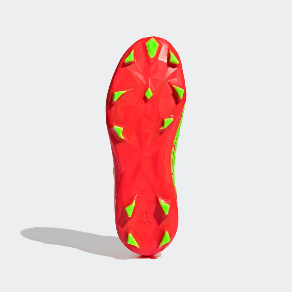 adidas Predator Edge.1 Youth FG Soccer Cleats- Game Data Pack|Solar Red/Solar Green Youth Sizes