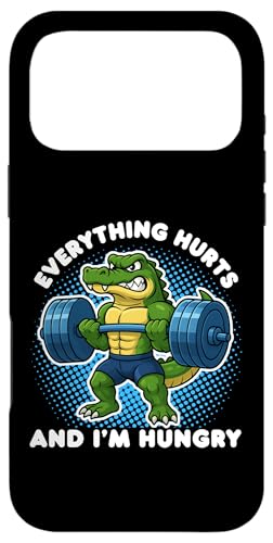 Everything Hurts And I'm Hungry Crocodile EGCgteBOW X}zP[X iPhone 17 Pro Max p