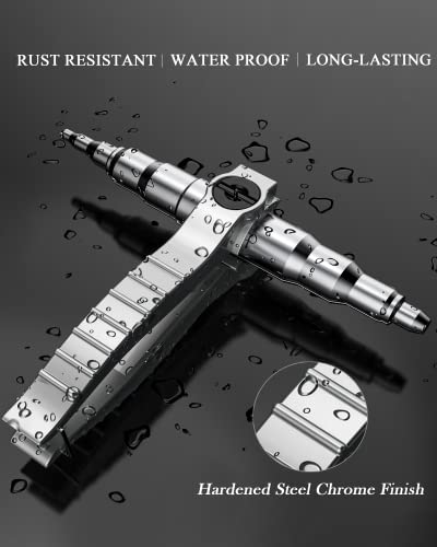 Image of Wisscool Swaging Tool Pipe Tube Expander Hand Expanding Tool Refrigeration Tube Expander for Copper 1 /4in-7 /8in