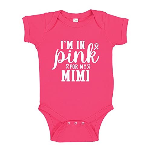 Custom Breast Cancer Baby One Piece Bodysuit Outfit for Mom, Grandma, Nana, Mimi and More