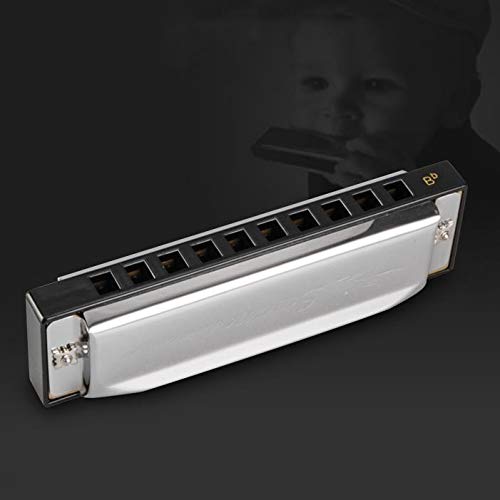 Blues Harmonica diatonique en do à 10 trous La en si Ré Mi Fa Sol Ab Si Bb Db Mib Gb 12 touches disponible pour débutants, seniors et joueurs professionnels (touche B Blues Harmonica diatonique en do à 10 trous La en si Ré Mi Fa Sol Ab Si Bb Db Mib Gb 12 touches disponible pour débutants, seniors et joueurs professionnels (touche B