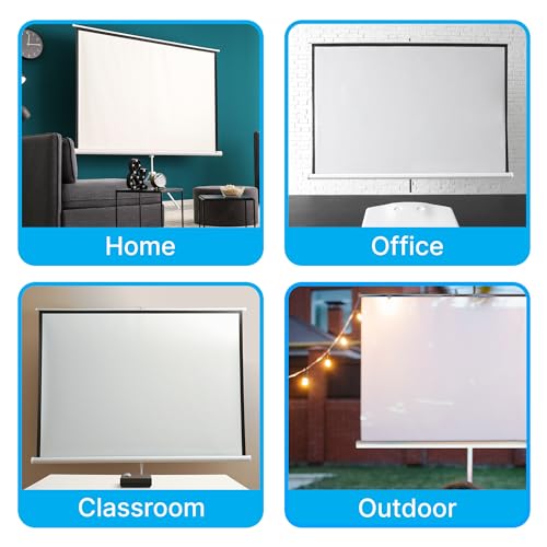 Pyle PRJTP72 Upgraded Pyle 72 Inch Projector Screen With Floor Standing Portable Fold-Out Roll-Up Tripod Manual thumb #5