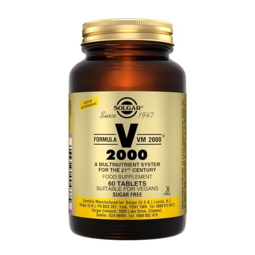 Solgar Formula VM-2000 - Multivitamin - Rich in Antioxidants - For when under Stress or Lack of Energy - 60 Tablets