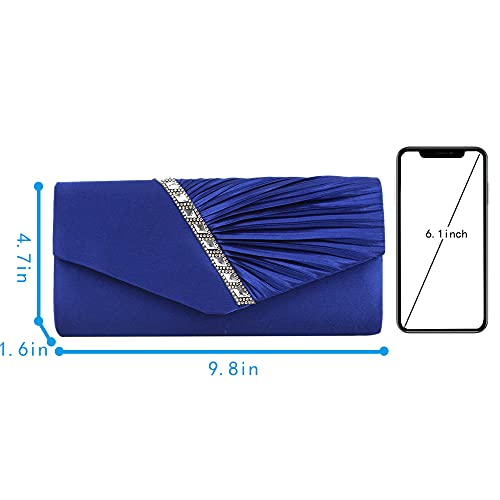 Image of Goclothod Evening Clutch Handbag Women Fashion Crossbody Shoulder Bag Chain Purse