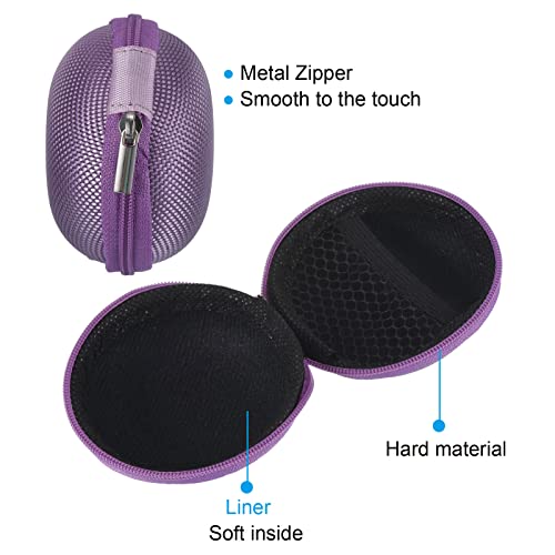 PATIKIL Tennis Vibration Dampener in Purple Gift Case, 8 Pack Shock Absorber for Your Tennis Racket and Strings Yellow, Red - Image 4