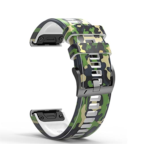 Bracelet Garmin EPIX silicone imprimé anti-perte fixation stable 22mm