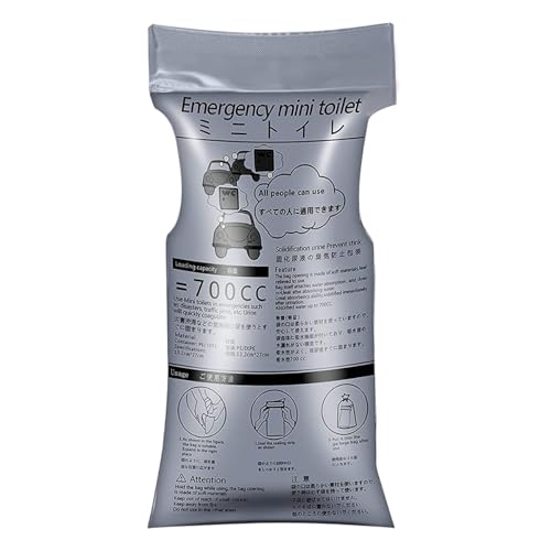 Urinal Bag | 700ml Unisex Portable Sick Bags - Leak Proof, Safe Travel Urine Bag for Camping, Traffic Jam, Rock Climbing, Hiking, Motion Sickness