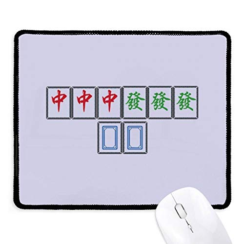 Alfombrilla de ratón para juego y oficina con diseño de Mahjong Junior
