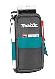Makita E-15556 Smartphone Gürteltasche, passend für die gängigsten Smartphones, inklusive Karabiner und Kunststoffclip, Platz für Visiten- oder Bankkarten, Polyester, 100 x 40 x 185 mm (LxBxH)