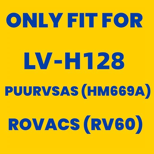 Image of 4 Pack LV-H128 Replacement Filter Compatible with LEVOIT LV-H128 / PUURVSAS (HM669A) / ROVACS (RV60) Air Purifiers, Middle Layer, Activated Carbon Layer and Pre-Filter