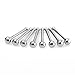 Charisma 40pcs Stainless Steel Small Nose Studs Nose Piercing Jewelry Tiny Bone Studs for Women Men Hypoallergenic (22G,Ball,1.5mm)