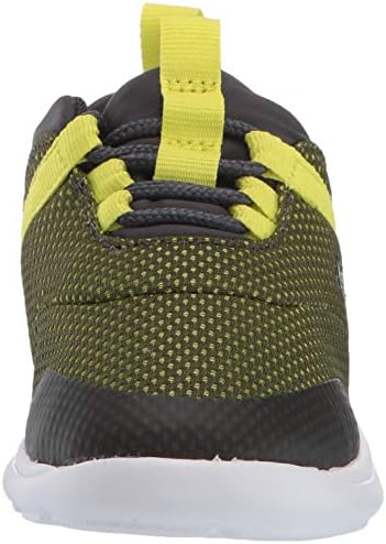 Lacoste Unisex-Baby LT Dash 120 1 SUI Sneaker, Dark Grey/Yellow, 7.5 Medium US Toddler | Image 1
