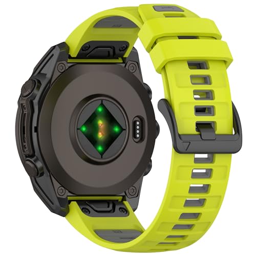 AISPORTS Compatible con Garmin MARQ Commander/Adventurer/Athlete/Captain/Driver/Golfer/Aviator Correa de Silicona, 22mm Correa de Reloj Ajuste Rápido Pulsera Correa de Repuesto para Garmin Descent G1