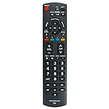 N2QAYB000485 Remote fit for Panasonic TV TC-42LS24 TC-P42S2 TC-P54S2 TC-50PS24 TC-58PS24 TC-65PS24 TC-L32C22 TC-32LX24 TC-L37U22 TC-L32X2 TC-L42D2 TC-L42U25 TC-P46C2 TC-P50C2 TC-P50U2 TCP42X2 TCP65S2
