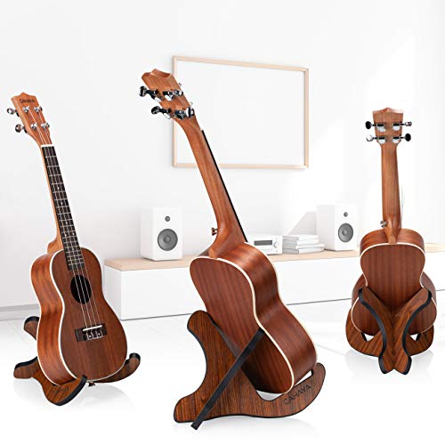 Cahaya Wooden Ukulele Stand Mandolin Folding Universal X-Frame Style Stand For Ukulele Violin Banjo #TOP5