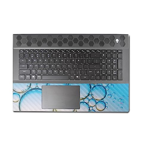 Image of MightySkins Carbon Fiber Skin Compatible with Alienware M18 R1 (2023) Full Wrap Kit - Sunrise Bubbles | Protective, Durable Textured Carbon Fiber Finish | Easy to Apply | Made in The USA