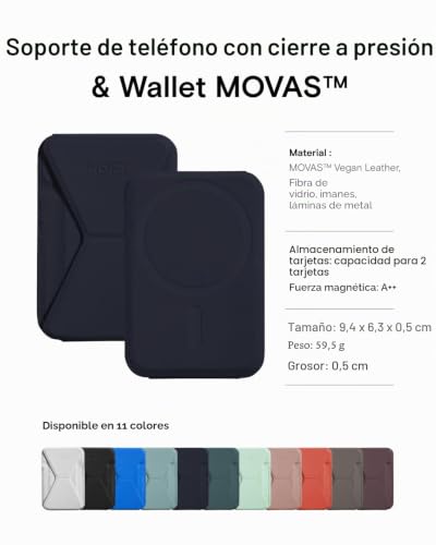 Cartera Magnética con 3 Modos de Visualización para Evitar Caídas de iPhone 5