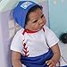 Black Reborn Baby Dolls Boy 22Inches Realistic Newborn Cute Real Life Handmade Soft Silicone African American Baby Doll