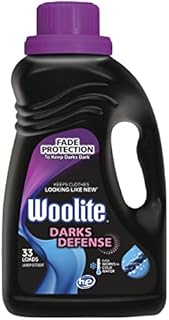 Woolite Darks Defense Liquid Laundry Detergent, 33 Loads, 50 Fl Oz, Regular & HE Washers, Packaging May Vary
