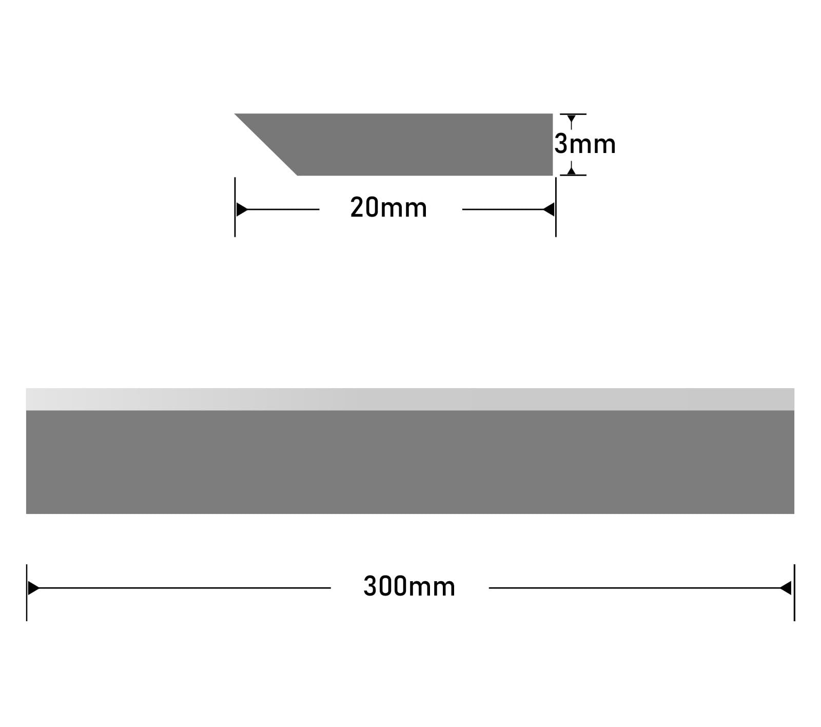 Lame for piallatrice HSS 3 pezzi, coltelli for piallatrice for giuntura 300×20×3mm riaffilabili for pialle a spessore e pialle for piallatrice