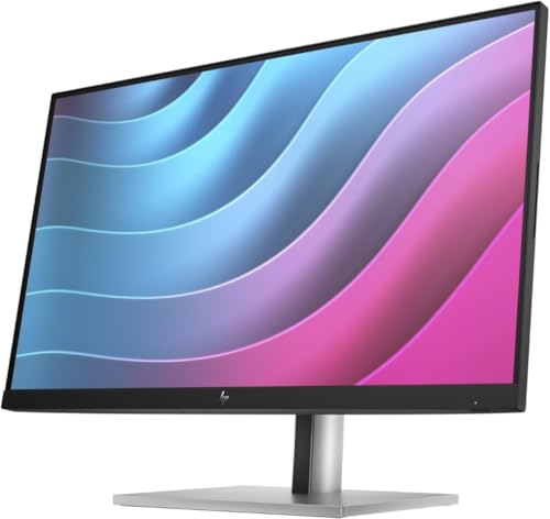 Image of HP Monitor 24 Inch E24 G5, 24 Inch Monitor 1920x1080 Resolution, 16:9 Widescreen, HDMI & VGA Ports, Energy-Efficient Design, with High Speed HDMI Cable, Ideal for Home & Office Use