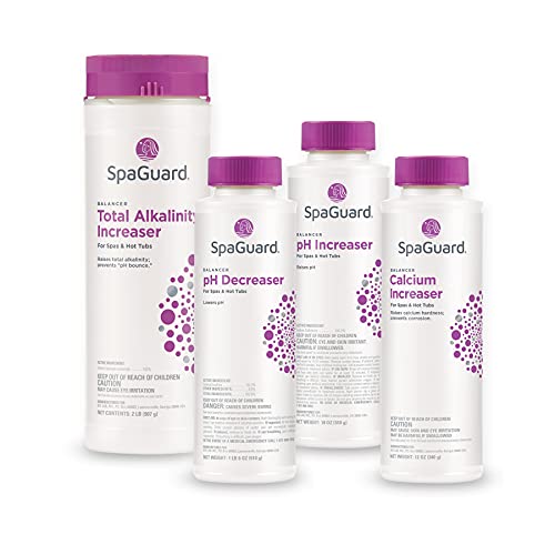 SpaGuard Balancer Bundle (pH Decreaser, pH Increaser, Alkalinity Increaser, Calcium Increaser) (1) by SpaGuard - Used condition - US$35.96