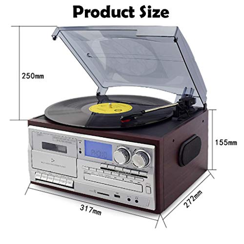 Tourne Disque Vinyle Bluetooth avec 2 Haut-parleurs Externes Puissants, Platine Vinyle en MP3 avec Cassette Play, Radio… - Les Beatles, Paul McCartney, John Lennon, RIngo Starr, George Harrison Tourne Disque Vinyle Bluetooth avec 2 Haut-parleurs Externes Puissants, Platine Vinyle en MP3 avec Cassette Play, Radio… – Image 8