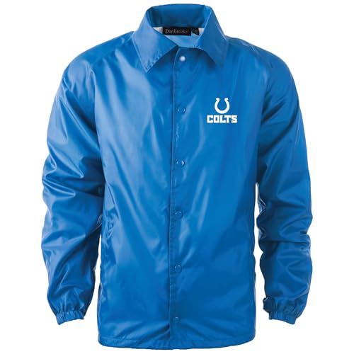 Image of Men's Royal Buffalo Bills Coaches Classic Raglan Full-Snap Windbreaker Jacket