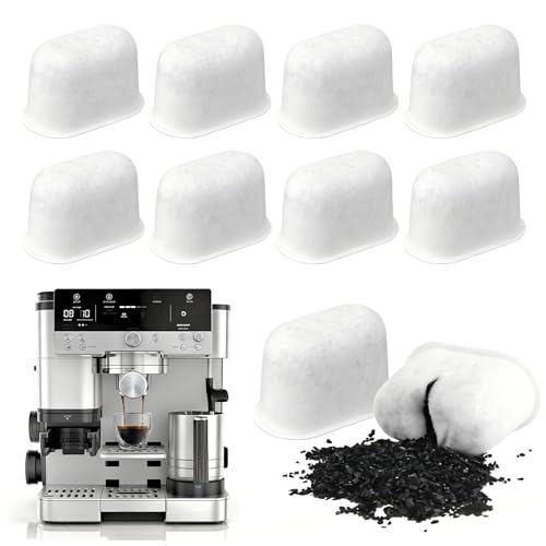 8Pack Water Filter Inserts for Ninja Luxe Cafe Accessories Charcoal Replacement Filters for Ninja Luxe Cafe Premier Espresso Machine ES601UK ES701UK