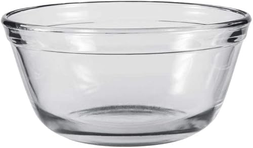 Rammento Glass Mixing Bowls Batter Bowls 1 Litre, 1.5 & Litre 2.5 (Size: 1.5 Litre)